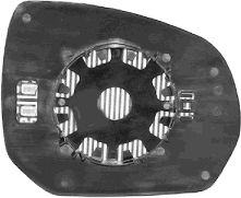 VAN WEZEL 4076837 -  Зеркальное стекло, наружное зеркало